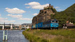 Nun sind fast alle 123er in der neuen Lackierung unterwegs. Hier 123 022-6. Aufgenommen am 30. Juni 2018 in Usti nad Labem. 