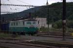 123 026 - 7  rollt abgebügelt, von Usti nad Laben Strekov kommend in den Bahnhof Usti nad Labem szapad.Der Grund könnten Bauarbeiten sein.23.08.2014 19:19 Uhr.