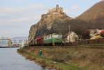 123 024-2 zu sehen  am 27.02.16 in Ústí nad Labem-Střekov.