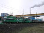 SD 130 045-8 + 053-2 mit Gz in Kadan-Prunerov