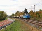 130 026-8 fuhr am 15.10.26 mit einem Kesselzug ab Lichkov (Tschechien) Richtung Polen.