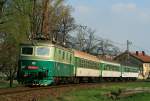 141 054-7 Bedihoť, os. 3821 Nezamyslice - Olomouc hl.n (9.04.2008)