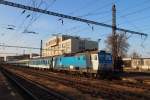 CD 162 036 auf Hbf. Kralupy nad Vltavou am 13.11.2012.