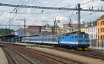 162 040 fuhr mit einer Os-Garnitur am 14.06.16 durch Usti nad Labem Richtung Decin.