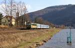 163 078-9 mit R 788 zu sehen am 06.03.19 in Ústí nad Labem-Střekov.