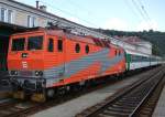Os6817 von Decin hl.n. nach Most kurz vor der Abfahrt im Bahnhof Decin hl.n.Aufgenommen am 13.08.09
