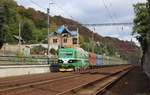 184 502-3 (SD) zu sehen mit einem Kohlezug am 22.09.18 in Ústí nad Labem.