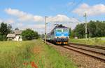 362 079-6 zu sehen am 14.06.17 mit R 609 Bílina in Chotikov.