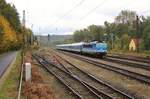 362 132-3 zu sehen mit dem R 610 Karlex am 06.10.17 in Dasnice.