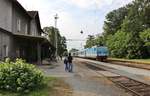 362 057-2 mit dem R 761 zu sehen am 06.09.19 in Přeštice.