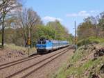 362 130 war am 13.05.19 mit dem R612 bei Nebanice zu sehen.