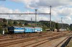 362 060-3 mit dem Os 5910 (Havlickuv Brod-Kolin(CZ)) in Svetla nad Sazavou 28.9.15