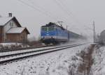 362 127-3 zu sehen mit der R 613 Svatava am 04.01.16 bei Chotikov.