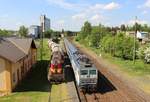 362 110-9 mit dem Rx 609 zu sehen in Nebanice.