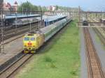 362 127-3 steht am 21.05.11 in Cheb bereit,zur weiterfahrt nach Prag. Foto machte ich von der Fughgerbrcke aus. 