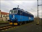 CDC 363 512-5 am 27.12.2018 im Bahnhof Kralupy nad Vltavou.