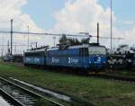 23.7.2014 13:37 ČD Cargo 363 517-4 und ČD Cargo 363 516-6 abgestellt im Bahnhof Cheb.