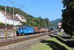 363 241-1 zu sehen am 12.08.24 mit einem Gemischten Güterzug in Dolní Zálezly.