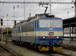 Die 363 079 und eine Weiter am 03.10.2008 in Pilsen Hbf.