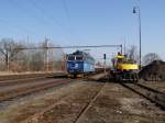 363 020-9 am 18.03.15 bei der Einahrt in Tršnice.