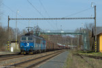 363 504+ 363+ xxx mit gemischten Güterzug bei Nebanice, 02.04.2016