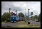 363 045 der CDC und 749 263 von Hanzalik mit dem Mattonizug,am 16.05.2016 im Chomutov