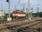 Eine schnelle Tschechin(371 002-7) ist solo Richtung Bahnhof Dresden-Neustadt unterwegs um einen EC nach Prag zu holen.05.06.07.