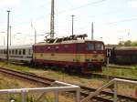 371 001 zieht den Berlin-Warzawa-Express richtung Berlin in den Bahnhof Frankfurt/Oder.18.05.07