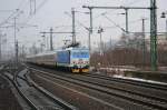 371 002 bei der Einfahrt in den Dresdner Hbf. 21.02.2010