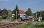 371 002 „Jozin“ mit EC 173 „Vindobona“ von Hamburg Altona nach Villach Hbf am 18.09.2012 bei Kurort Rathen