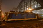 CD 371 201-2 mit dem CityNightLine nach Prag im Hbf Leipzig 23.11.2013