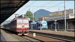 371 004 der CD im Bahnhof von Lovosice.