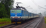 Lucka alias 371 001 bespannte am Morgen des 13.06.16 den EC 178 von Prag kommend bis Dresden.