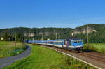 371 001 mit EC 177 am 05.09.2017 bei Rathen.