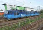 �berf�hrungsfahrt von der 372 010 mit der abgeb�gegelten 372 014 durch Dresden Freiberger Stra�e Richtung Tschechien im September 2026 mit der L�fterseite fotografiert. Die vordere Lok scheint frisch von einer HU zu kommen, so sehen altehrw�rdige Lokomotiven aus. 