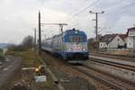 CD 380 009-1 fährt am 30.November 2019 mit dem IC 333  Jizni Express  (Praha-Holesovice - Linz/Donau Hbf.) durch Gaisbach-Wartberg.