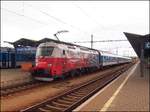 CD 380 004-2 im Bahnhof České Budějovice am 31. 8. 2020