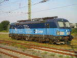 Die tschechische 383 011 stand zur Überraschung Morgen`s,am 17.August 2022,in Bergen/Rügen.