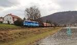 383 005-6 zu sehen am 02.03.17 in Ústí nad Labem Střekov.