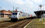 Am 09.04.2016 kamen die 386 002-0 und die 386 009-5 von METRANS aus Richtung Magdeburg nach Stendal und fuhr weiter in Richtung Salzwedel .