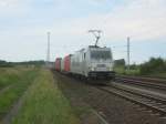 Am 30.08.2015 kam 386 012 aus Richtung Wittenberge nach Borstel und fuhr weiter in Richtung Stendal.