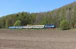 242 267-3 mit Os 7029 zu sehen am 20.04.18 in Kynšperk nad Ohří.