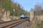 242 267-3 mit Sp 1989 zu sehen am 20.04.18 in Kynšperk nad Ohří.