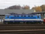 242 208-7 steht am 10.11.12 in Cheb