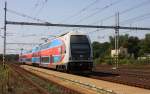 City Elefant 471042 hält auf dem Weg nach Pardubitz am 23.8.2011 im Bahnhof
Zabori nad Labem.