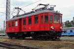 M 400 001 'Elinka' steht am 17 September 2017 in Tabór. Jedes 3. Wochenende in September werden die normale Züge zwischen Tabór und Bechyné von historisches Material ersetzt, u.Ä. dieser Elektrotriebwagen.