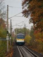 ~~Nasses Laub~~ 20.10.2013 13:29 ČD 681 007-1  Pendolino  als SuperCity (SC) aus Bohumn nach Frantikovy Lzně kurz nach der Haltestelle Frantikovy Lzně Aquaforum