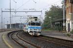 CD 560 004-4 am 15.September 2018 im Bahnhof Bilovice nad Svitavou.