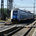 441 002 am 27.08.2016 im Bahnhof Chomutov.
