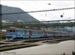 Ein 460er Sandwichzug gefhrt von 460 021 und geschoben von 460 075 als Os 6414 Lysa nad Labem (Lissa an der Elbe) - Usti zapad (Aussig West) bei Einfahrt in Usti nad Labem Strekov (Schreckenstein); 29.03.2007
